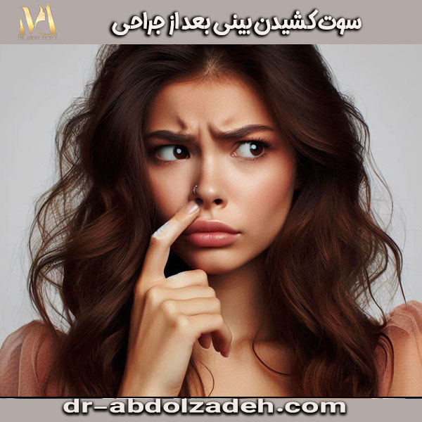 سوت کشیدن بینی بعد از جراحی از دکتر مجید عبدل زاده ، بهترین جراح بینی تهران